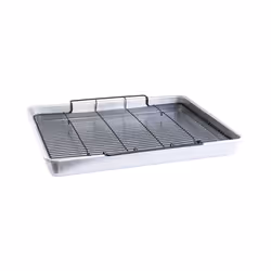 Nordic Ware Extra Large Oven Crisping Baking Tray with Rack Silver