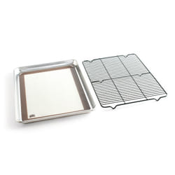 Nordic Ware 43130 baking tray/sheet Oven Rectangular Aluminium, Silicone, Steel