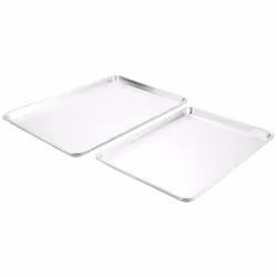 Nordic Ware Natural Aluminum Commercial Baker's Half Sheet and Big Sheet