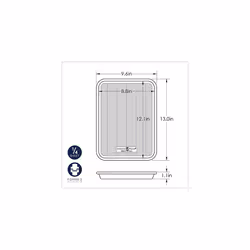 Nordic Ware Prism Quarter Sheet  2-Pack Aluminum