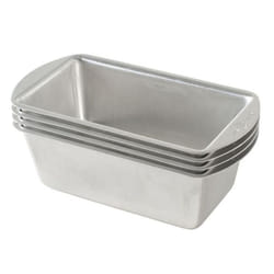 Nordic Ware Natural Aluminum Commercial Mini Loaf Pans  Four 2-Cup Pans