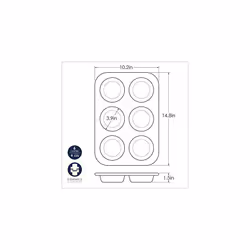 Nordic Ware Jumbo Naturals Muffin  6Cavities