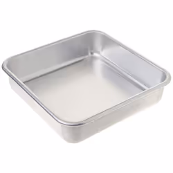 Nordic Ware - 47500 Nordic Ware Naturals Aluminum Commercial 8" x 8" Square Cake Pan, 8 by 8 inches, Silver