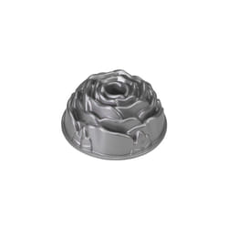 Nordic Ware Cast Aluminum Platinum Rose Bundt Pan