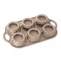 Nordic Ware cast-Aluminum Nonstick Baking Pan, Shortcake Baskets