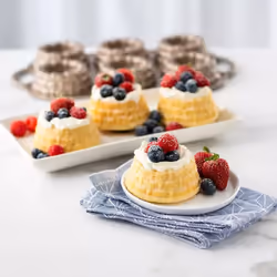 Nordic Ware cast-Aluminum Nonstick Baking Pan, Shortcake Baskets