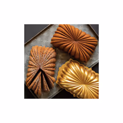Nordic Ware Fluted Loaf Pan Gold