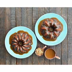 Nordic Ware 84024 Bundt Duet Pan  5 Cup  Graphite