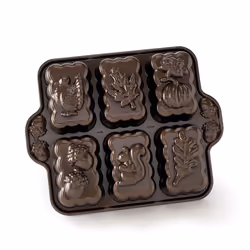 Nordic Ware Harvest Bronze Cast 5-Cup Brown