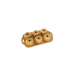 Nordic Ware Anniversary Bundtlette Pan Gold