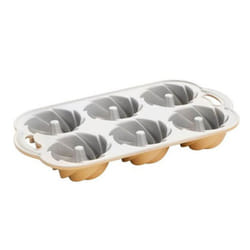 Nordic Ware 88077 Heritage Bundtlette Cakes One Size Gold