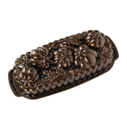 Nordic Ware 93448 Wheat  Pumpkin Cast Loaf Pan  6 Cup Capacity  Bronze