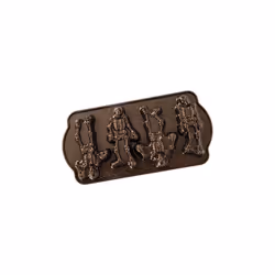Nordic Ware Spooky Skeleton Cakelet Pan Bronze