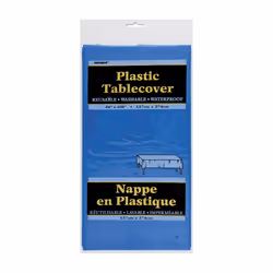 Unique Party 5085 disposable tablecloth Rectangular Plastic Blue