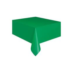 Unique Party 5091 disposable tablecloth Rectangular Plastic Green