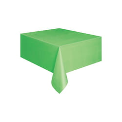 Unique Party 5098 disposable tablecloth Rectangular Plastic Lime