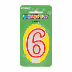 Unique Party 360-6, Candles, Red, 1 pc(s)