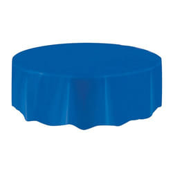 Unique Party 50030 disposable tablecloth Round Plastic Blue