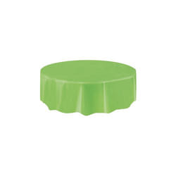 Unique Party 50037 disposable tablecloth Round Plastic Green