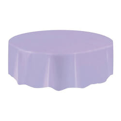 Unique Party 50038 disposable tablecloth Round Plastic Lavender