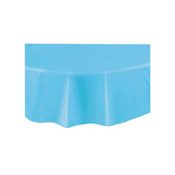Unique Party 50383 disposable tablecloth Round Plastic Blue