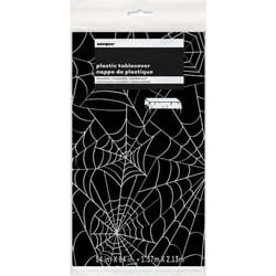 Unique Party 51003 disposable tablecloth Rectangular Plastic Black, White