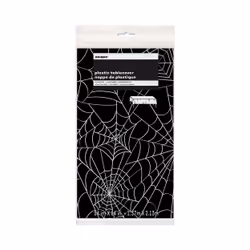 Unique Party 51003 disposable tablecloth Rectangular Plastic Black, White