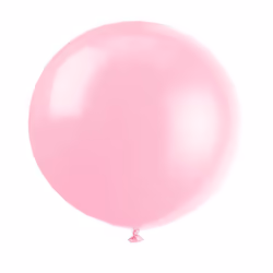 Unique Party 56724, Toy balloon, Latex, Pink, Theme party, Round, 91 cm