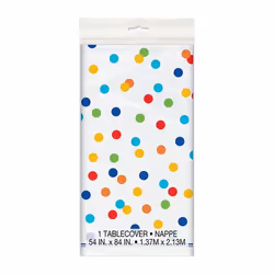 Unique Party 58253, Rectangular, Plastic, Multicolour, Pattern, 1 pc(s), 1370 mm
