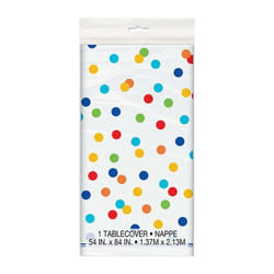 Unique Party 58253 disposable tablecloth Rectangular Plastic Multicolour