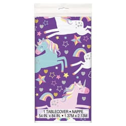 Unique Party 72493 disposable tablecloth Rectangular Plastic Multicolour