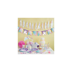 Unique Party 72497 - 9ft Iridescent Tassel Garland
