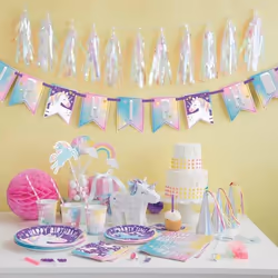 Unique Party 72500 Bunting banner