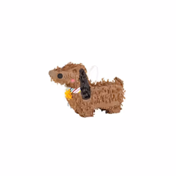 Dachshund Dog Mini Pinata Decoration 14cm
