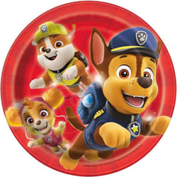 Unique Paw Patrol Round Paper Dessert Plates - 7 (Pack of 8) - Multicolor Party Plates Perfect for Kids Birthdays & Celebrations