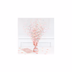 Rose Gold Glitz Customisable Balloon Weight Centrepiece 43cm