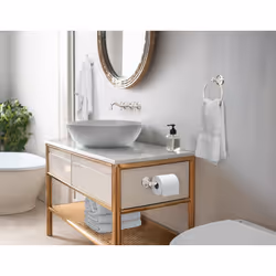 Gatco 4123AZ Tavern Tissue Holder  Polished Nickel/Wall Mounted Euro Style Toilet Tissue Holder  7.13"""" W