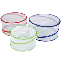 Stansport010 Pop-Up Mesh Food Covers (Set of 3)  15""/13""/11.5""  Bla
