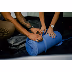 Stansport Pack Lite Camping & Backpacking Sleeping Pad (502-B) Blue  3/4 Length