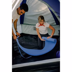 Stansport Pack Lite Camping & Backpacking Sleeping Pad (502-B) Blue  3/4 Length