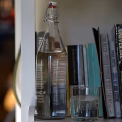 Bormioli Rocco Giara Bottle  33.75 oz  Clear