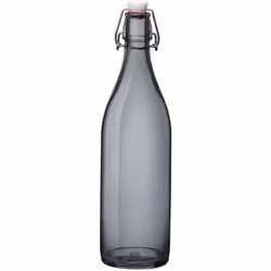 Bormioli Rocco Giara Bottle 33.75-Ounce Gray