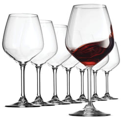 Bormioli Rocco Crystal  Drinking Cup  Wine Glasses  18.0 Ounces. Laser