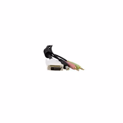 StarTech.com 4-in-1 Cable for KVMs with Dual Link DVI and USB - Audio