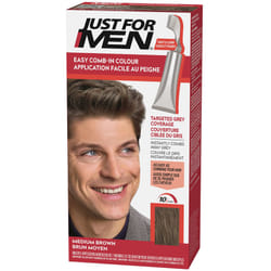 Just For Men A-35 Medium Brown AutoStop Comb-In 12 Ounce