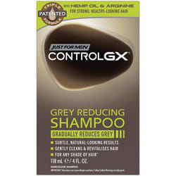 Just For Men Control GXÃÂ Grey ReducingÃÂ Shampoo, Gradually Colors Hair, 4 Ounce