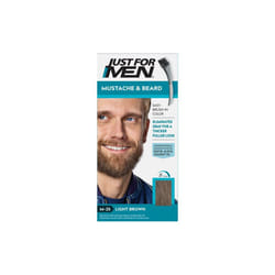 Just For Men Mustache & Beard Coloring for Gray Hair, M-25 Light Brown