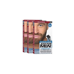 JUST FOR MEN Color Gel Mustache & Beard M-35 Medium Brown 1 ea (Pack of 3)