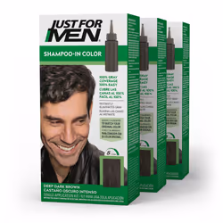 Just For Men Shampoo-In Color (Formerly Original Formula)  Mens Hair Color with Keratin and Vitamin E for Stronger Hair - Dee ...