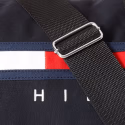Tommy Hilfiger unisex adult Sporty Tino Duffle Bag  Th Deep Black  One Size US